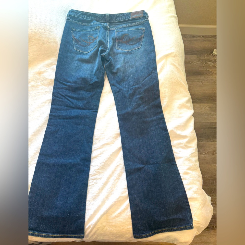 Express Stella low rise Boot Leg Jeans